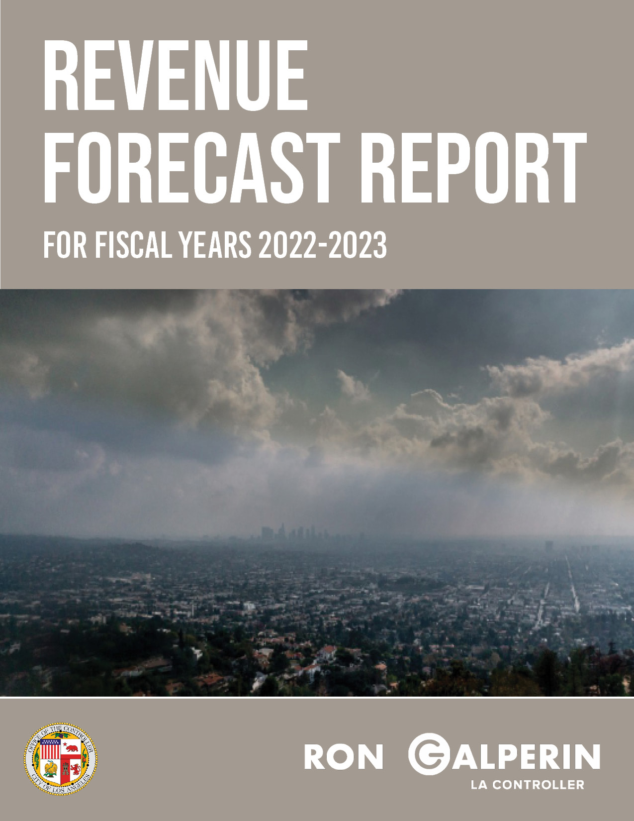  storm brewing over Los Angeles